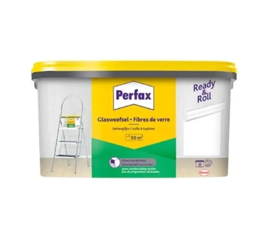 Perfax Ready&Roll Glasweefsellijm - 5 KG