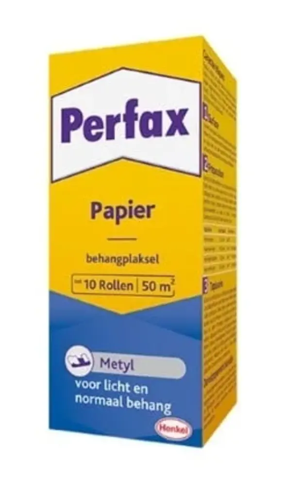 Perfax Behanglijm Papier Metyl Perfax Behanglijm Papier Metyl