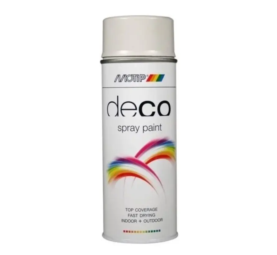 MoTip Deco Colourspray Hoogglans RAL7035 Lichtgrijs - 400 ML