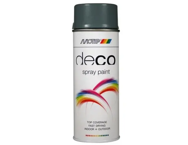 MoTip Deco Colourspray Hoogglans RAL7031 Blauwgrijs MoTip Deco Colourspray Hoogglans RAL7031 Blauwgrijs