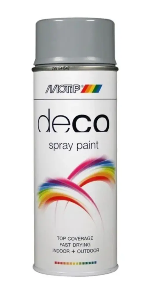 MoTip Deco Colourspray Hoogglans RAL7001 Zilvergrijs MoTip Deco Colourspray Hoogglans RAL7001 Zilvergrijs
