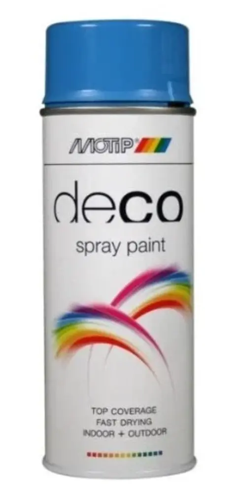 MoTip Deco Colourspray Hoogglans RAL5012 Lichtblauw MoTip Deco Colourspray Hoogglans RAL5012 Lichtblauw