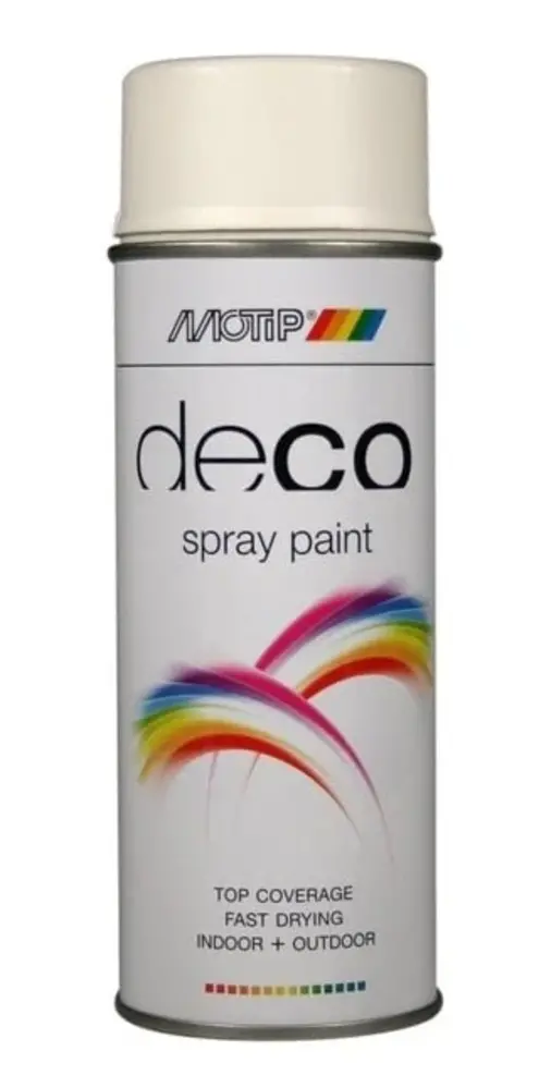 MoTip Deco Colourspray Mat RAL9010 Helder Wit