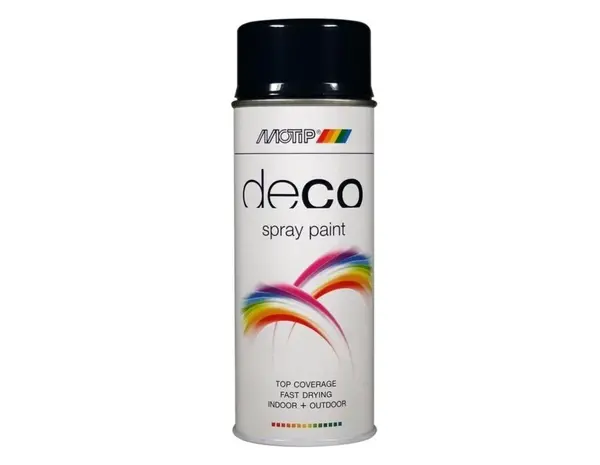 MoTip Deco Colourspray Hoogglans RAL5011 Staalblauw MoTip Deco Colourspray Hoogglans RAL5011 Staalblauw