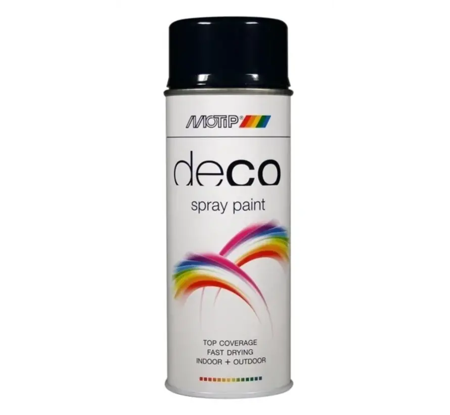 MoTip Deco Colourspray Hoogglans RAL5011 Staalblauw - 400 ML