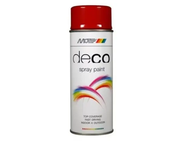 MoTip Deco Colourspray Hoogglans RAL3003 Robijn Rood MoTip Deco Colourspray Hoogglans RAL3003 Robijn Rood