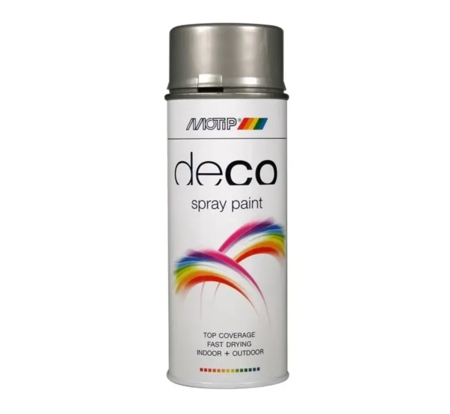 MoTip Deco Colourspray RAL9006 Aluminium Metallic - 400 ML