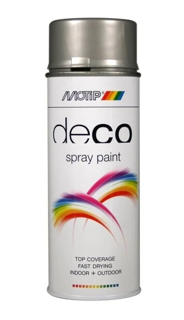 Deco Colourspray RAL9006 Aluminium Metallic | 400 ML