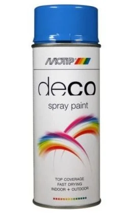 Deco Colourspray Hoogglans RAL5015 Hemelsblauw | 400 ML