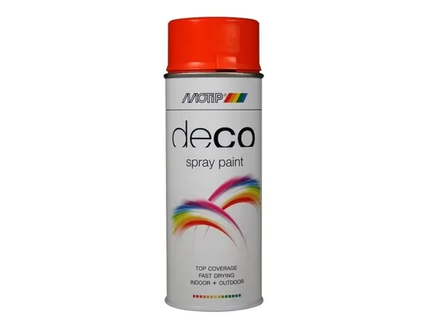 MoTip Deco Colourspray Hoogglans RAL2004 Helder Oranje MoTip Deco Colourspray Hoogglans RAL2004 Helder Oranje