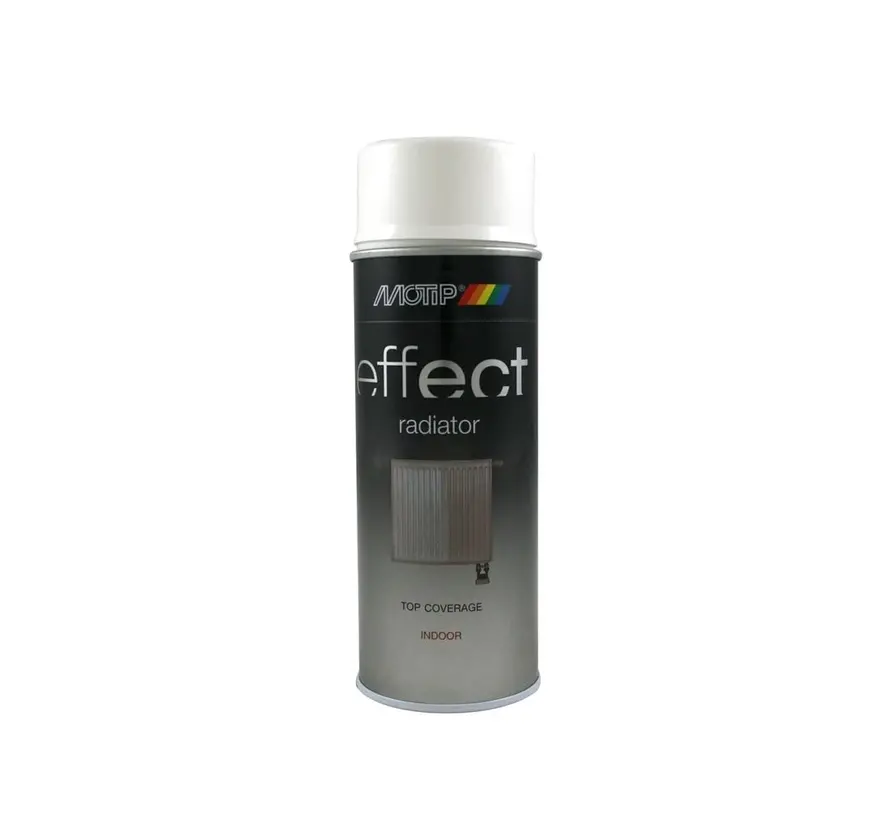 MoTip Deco Effect Radiatorspray White Hoogglans - 400 ML