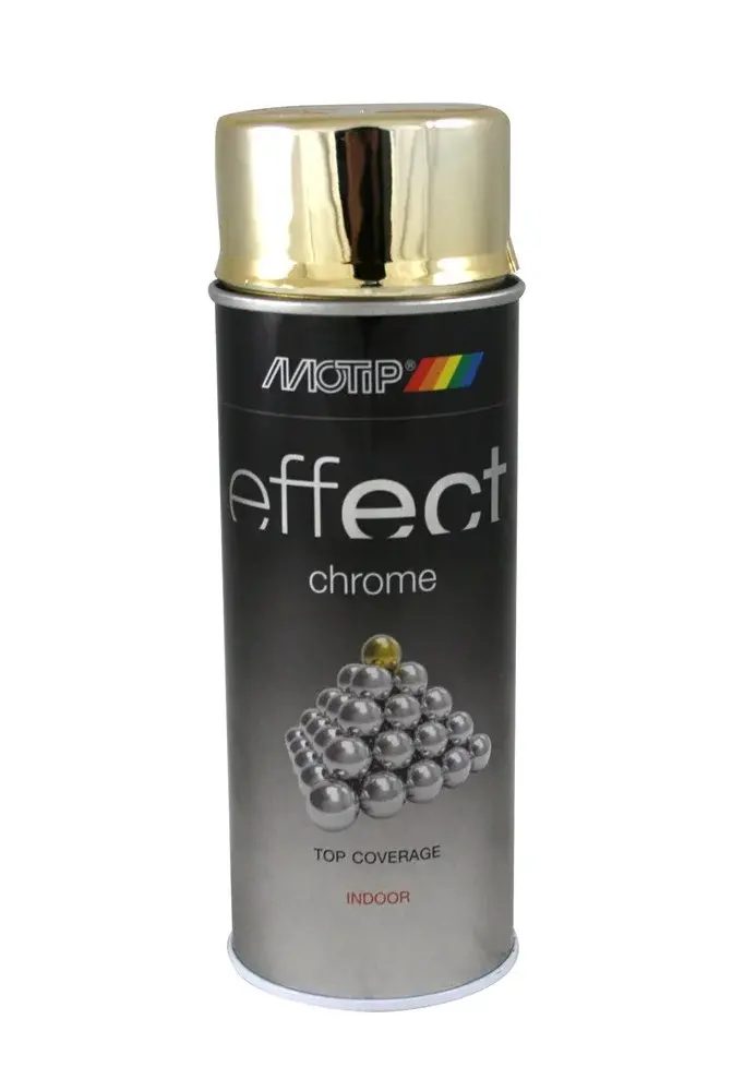 MoTip Deco Effect Chrome Lacquer Gold
