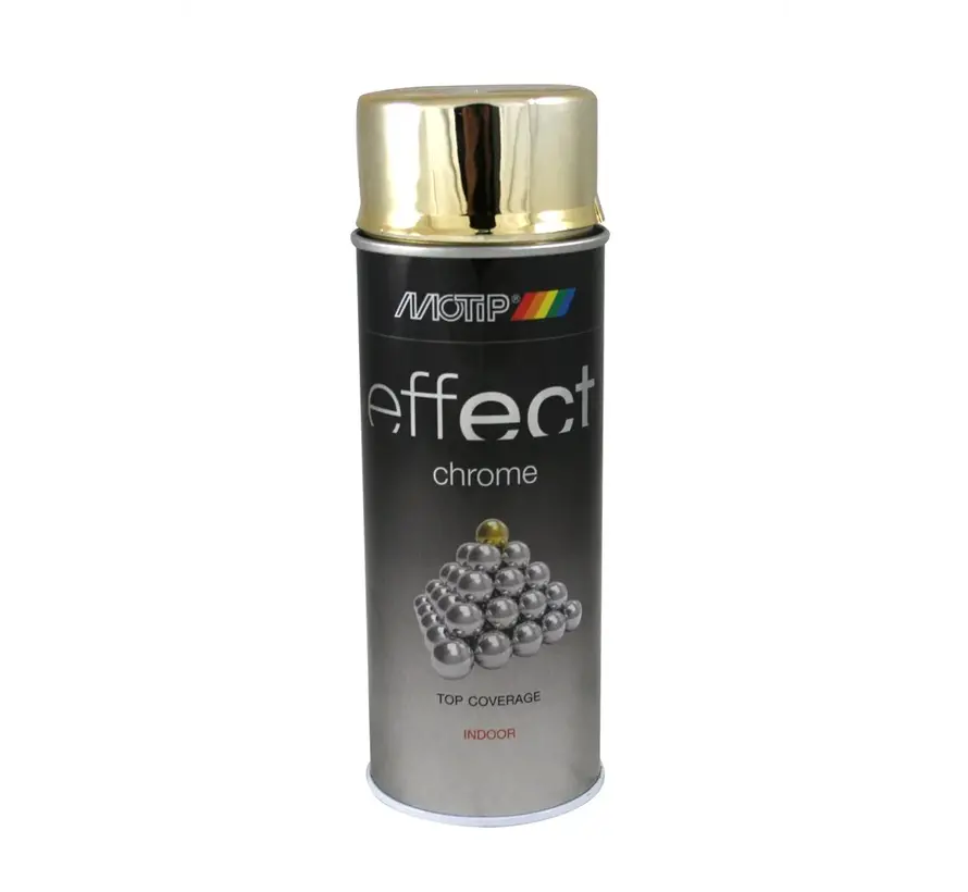 MoTip Deco Effect Chrome Lacquer Gold - 400 ML