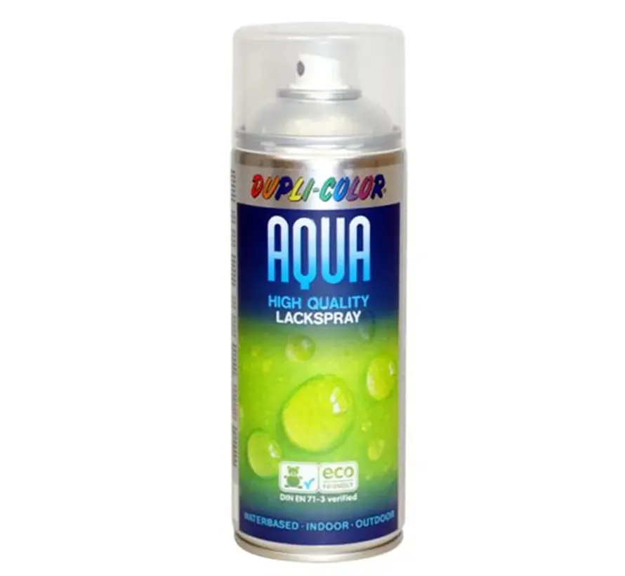 MoTip Dupli-Color Aqua Hoogglans Blanke Lak Hoogglans - 350 ML