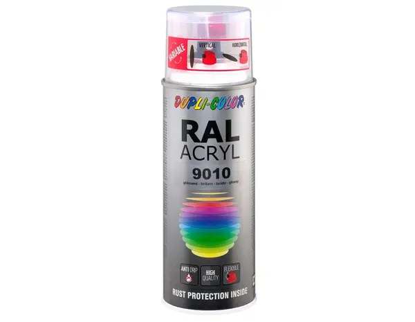 MoTip Acryl Hoogglans RAL9010 Helder Wit MoTip Acryl Hoogglans RAL9010 Helder Wit