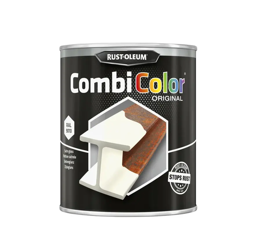 Rust-Oleum Combicolor 7394 Zijdeglans Wit - 750 ML