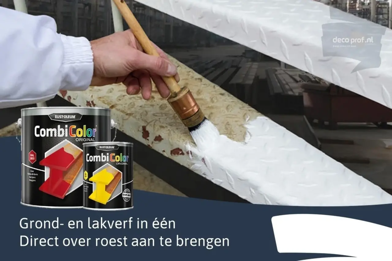 Rust-Oleum Combicolor 7365 Hoogglans Bright Rood RAL3000 Rust-Oleum Combicolor 7365 Hoogglans Bright Rood RAL3000