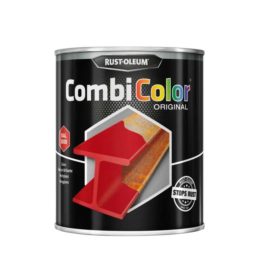 Combicolor 7365 Hoogglans Bright Rood RAL3000 | 250 ML