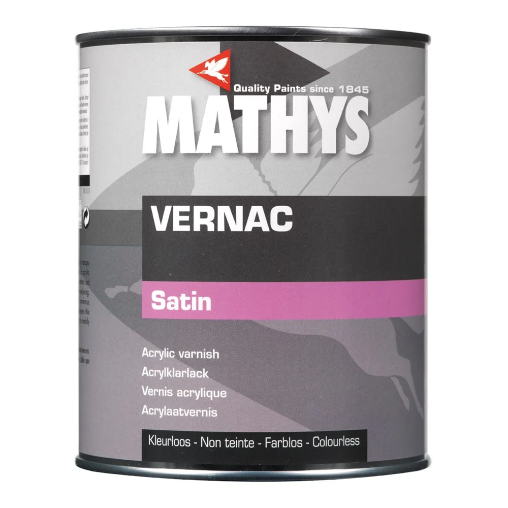 Vernac Acryl Vernis Zijdeglans | 1 LTR