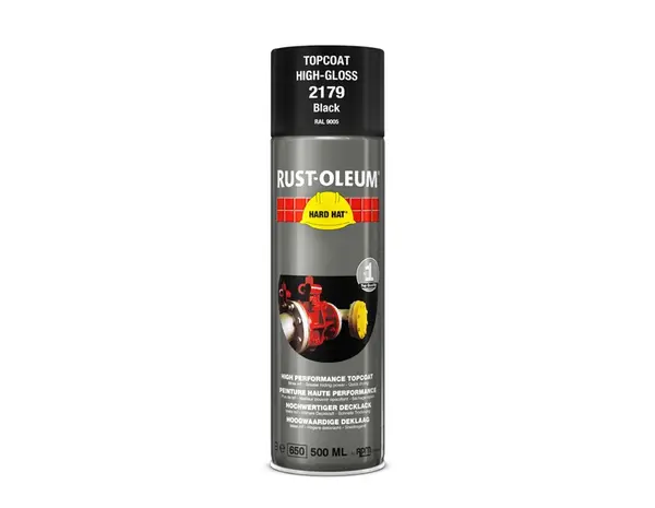 Rust-Oleum 2179 Hoogglans Zwart RAL9005 Rust-Oleum 2179 Hoogglans Zwart RAL9005