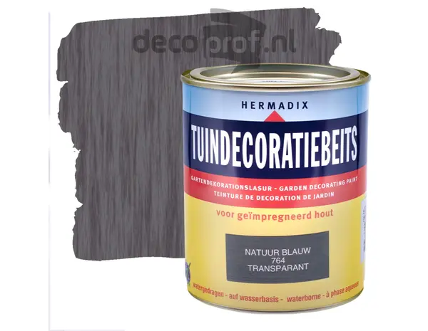 Hermadix Tuindecoratiebeits Transparant Natuurblauw 764 Hermadix Tuindecoratiebeits Transparant Natuurblauw 764