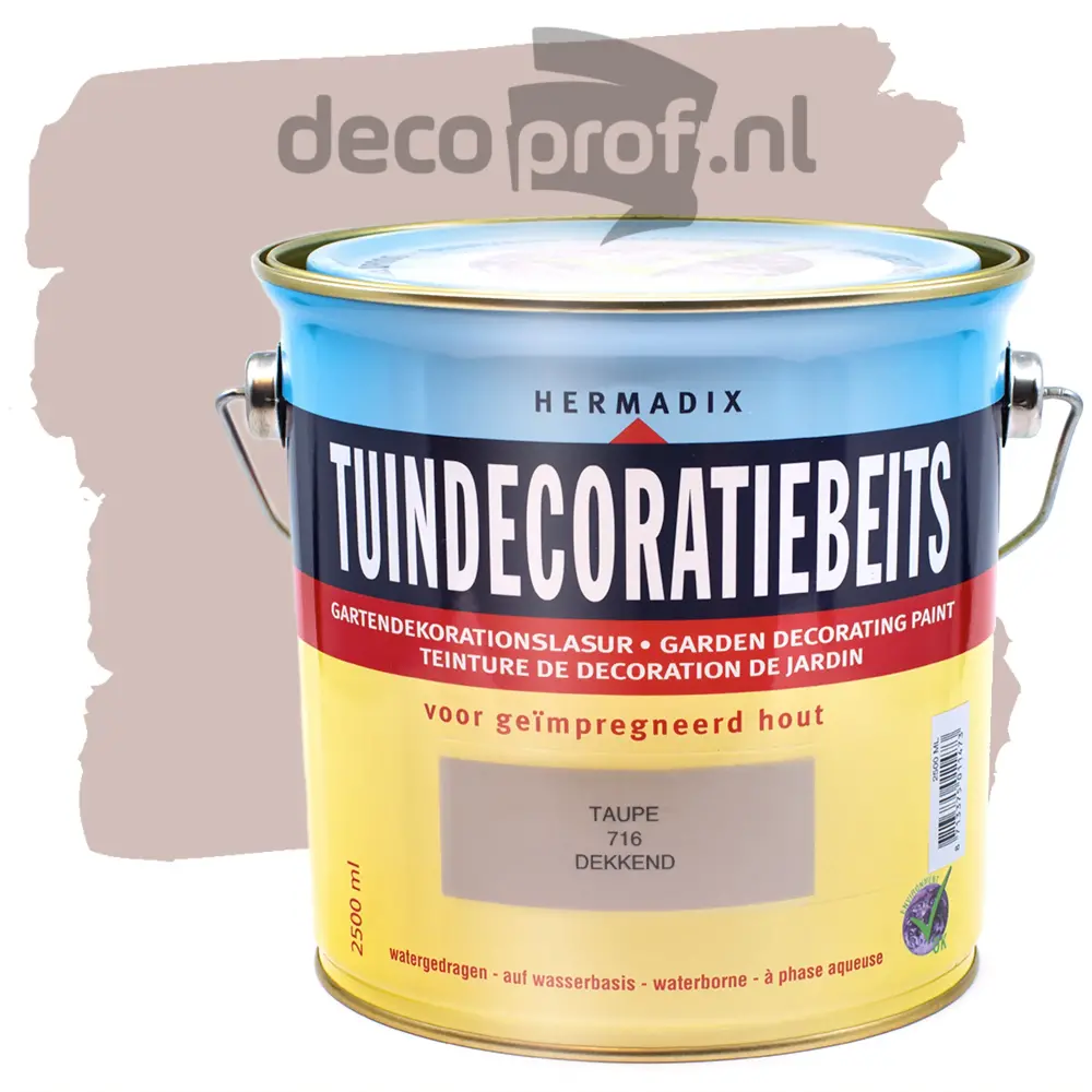 Hermadix Tuindecoratiebeits Dekkend Taupe 716