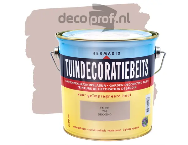 Hermadix Tuindecoratiebeits Dekkend Taupe 716