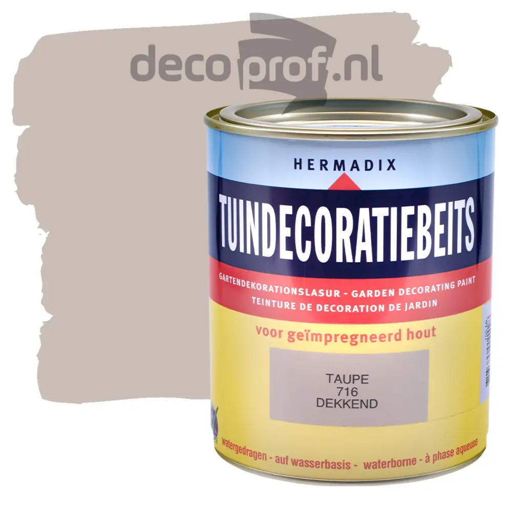 Hermadix Tuindecoratiebeits Dekkend Taupe 716