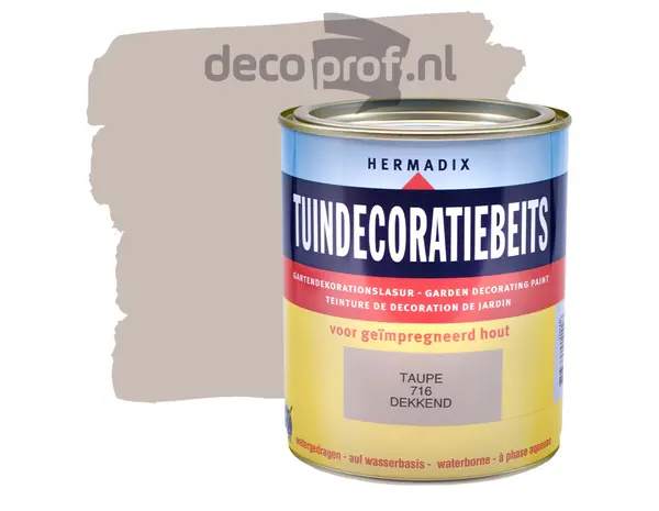 Hermadix Tuindecoratiebeits Dekkend Taupe 716