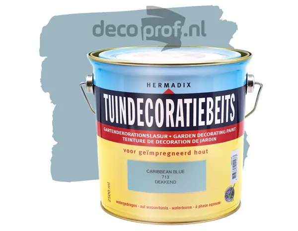 Hermadix Tuindecoratiebeits Dekkend Caribbean Blue 713