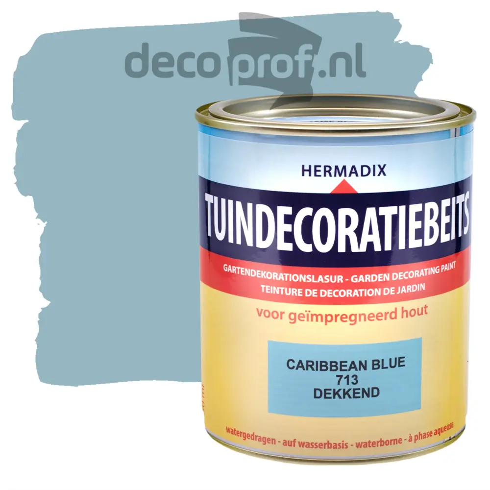 Hermadix Tuindecoratiebeits Dekkend Caribbean Blue 713