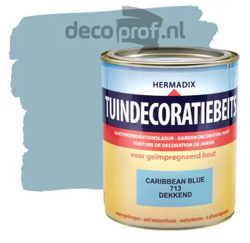 Hermadix Tuindecoratiebeits Dekkend Caribbean Blue 713
