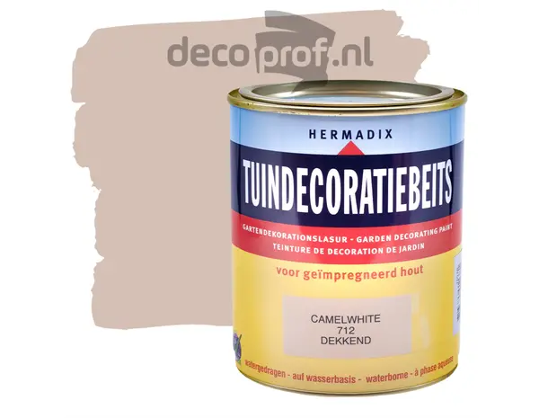 Hermadix Tuindecoratiebeits Dekkend Camel White 712 Hermadix Tuindecoratiebeits Dekkend Camel White 712