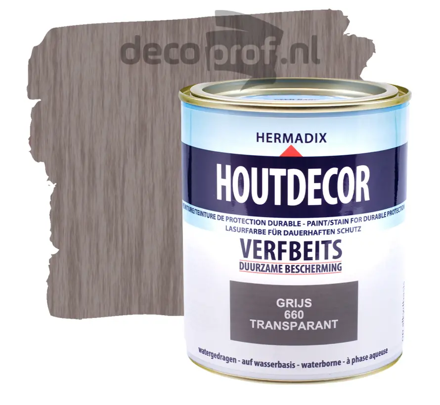 Hermadix Houtdecor Transparant Grijs 660 - 750 ML