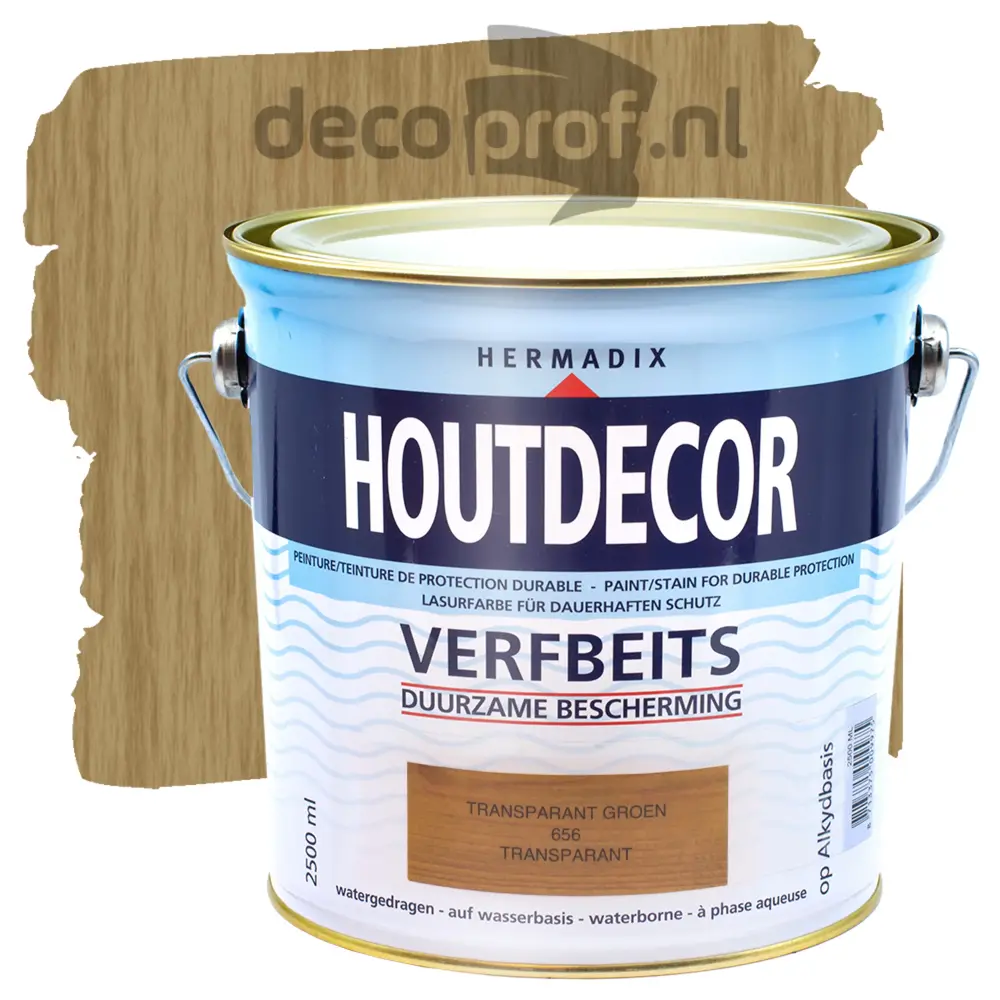 Hermadix Houtdecor Transparant Groen 656 Hermadix Houtdecor Transparant Groen 656