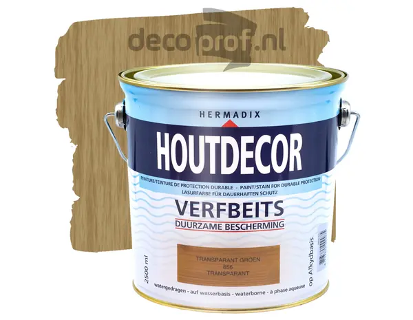 Hermadix Houtdecor Transparant Groen 656 Hermadix Houtdecor Transparant Groen 656