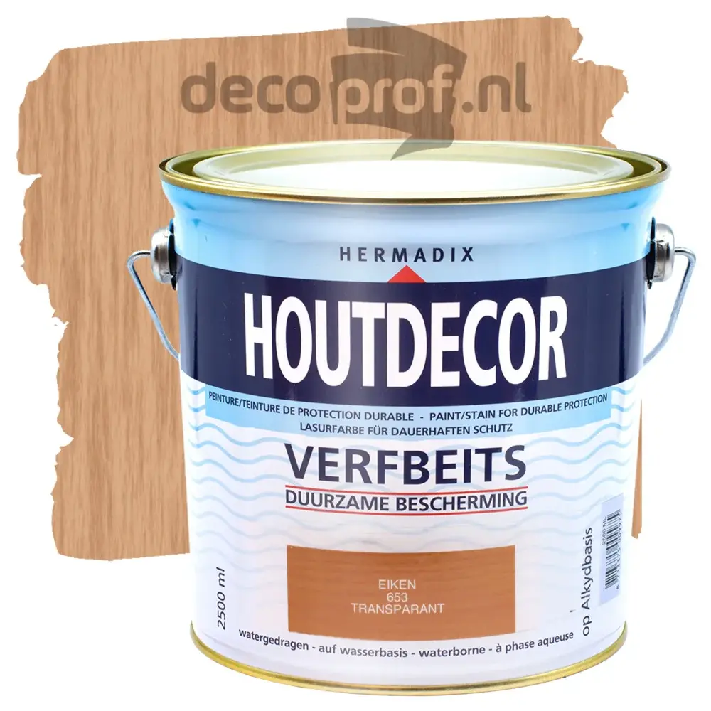 Hermadix Houtdecor Transparant Eiken 653 Hermadix Houtdecor Transparant Eiken 653