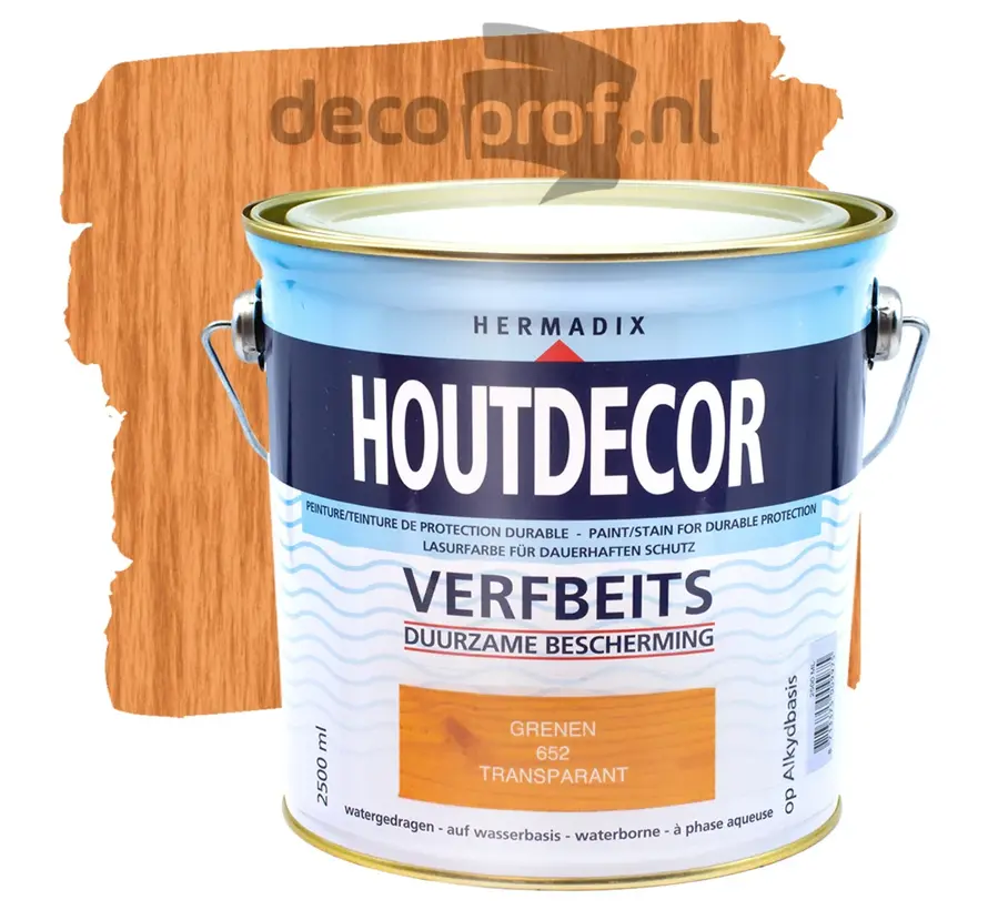 Hermadix Houtdecor Transparant Grenen 652 - 750 ML