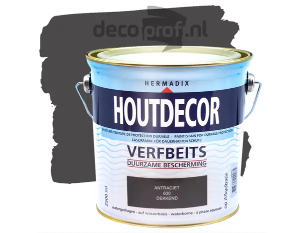 Hermadix Houtdecor Dekkend Antraciet 630
