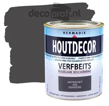 Hermadix Houtdecor Dekkend Antraciet 630