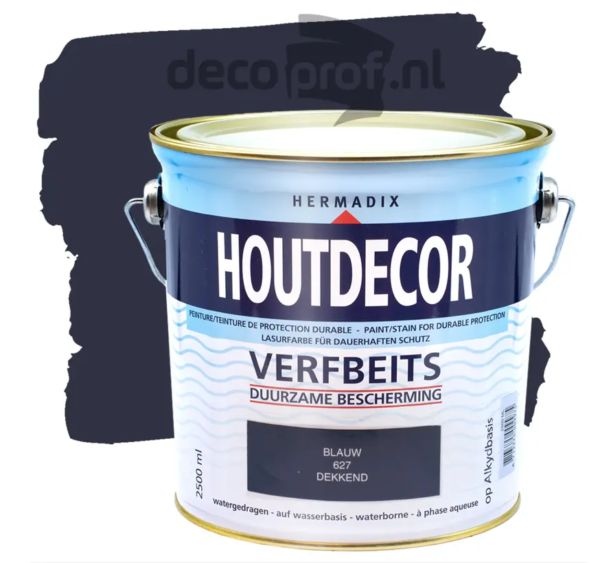 Hermadix Houtdecor Dekkend Blauw 627 - 750 ML