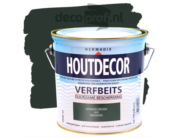 Hermadix Houtdecor Dekkend Donkergroen 623 Hermadix Houtdecor Dekkend Donkergroen 623