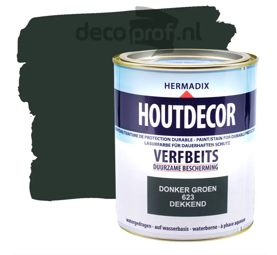 Hermadix Houtdecor Dekkend Donkergroen 623 - 750 ML