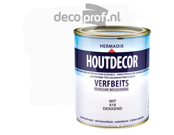 Hermadix Houtdecor Dekkend Wit 619 Hermadix Houtdecor Dekkend Wit 619