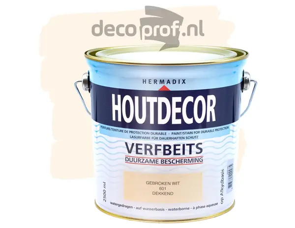 Hermadix Houtdecor Dekkend Gebroken Wit 601