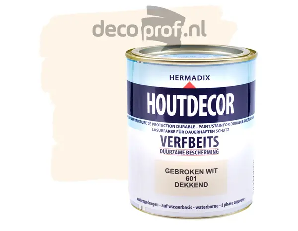 Hermadix Houtdecor Dekkend Gebroken Wit 601