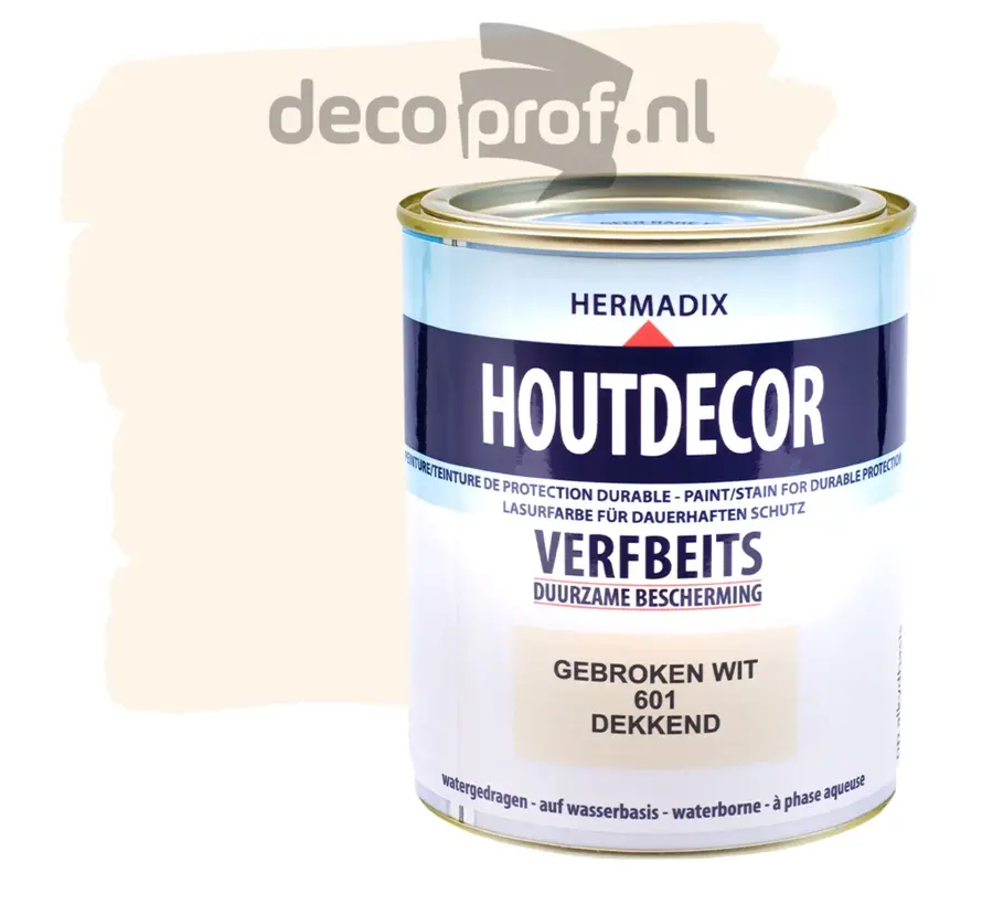 Hermadix Houtdecor Dekkend Gebroken Wit 601 - 750 ML