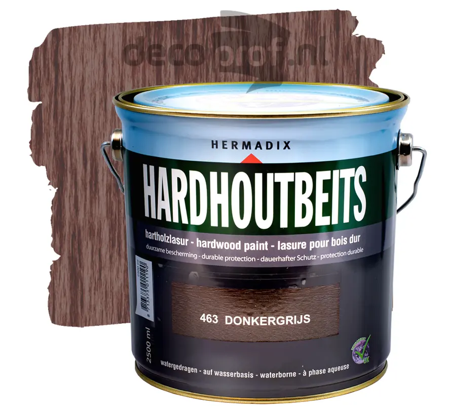 Hermadix Hardhoutbeits Donkergrijs - 750 ML