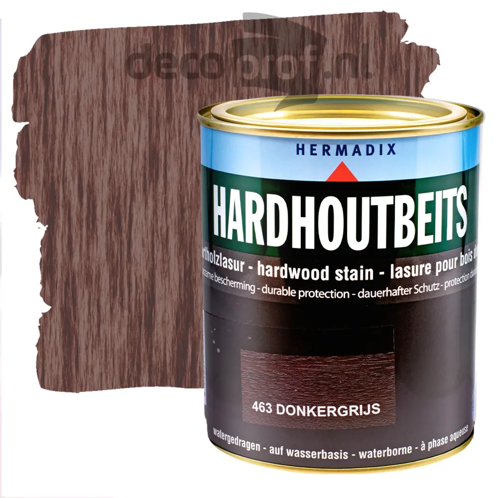 Hermadix Hardhoutbeits Donkergrijs