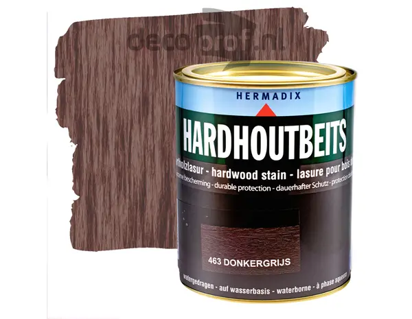 Hermadix Hardhoutbeits Donkergrijs